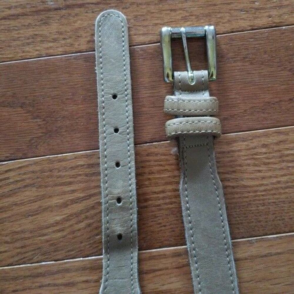 Vintage Levi Belt - Leather Khaki Color - Size 30